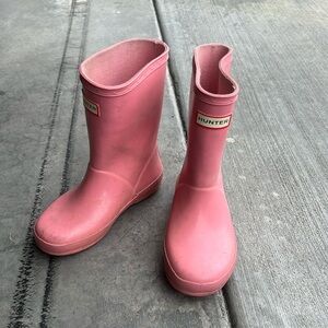 Pink hunter boot